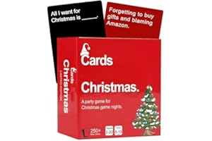 Christmas Card Game for Adults - Laughter Nights Guaranteed - Over 250 Cards - Easy to Learn - Great for Gift Exchanges, Secr