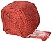 Kel-Toy Jute Burlap Ribbon Roll, 4-Inch by 10-Yard, Red