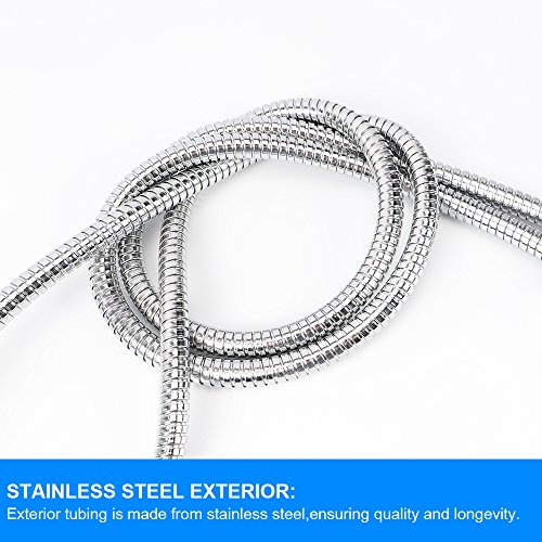 BOSNELL Steel Bath Handheld Shower Hose Replacement Flexible 6.5ft