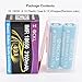 18650 Battery Flat Top 3000mAh- 3100mAh, Shockli IMR 18650 High Drain 40A 3.7v Rechargeable Li-ion Battery (2 pcs)- Ideal for 180W Device
