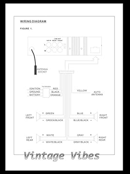 1964 1966 Ford Mustang Custom Autosound Usa 230 Am Fm Stereo Radio 200 Watts