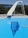 legendary-Yes Large Pool Net Skimmer Medium Fine Mesh Deep Bag for Swimming Pool and Pond Cleaning 20 Inches Wide
