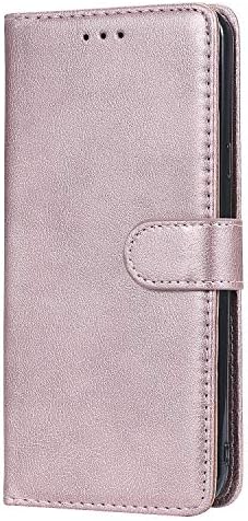 for Galaxy Note 10 Case, Premium PU Leather Case Shock-Absorption Flexible Cell Phone Soft Full-Body Protective Cover Case for Samsung Galaxy Note 10 (Rosegold, Galaxy Note 10)