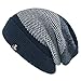 LETHMIK Mens Slouchy Cuff Beanie Mix Knit Winter Watch Cap Acrylic Skull Hat