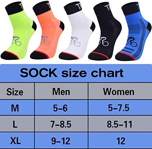 Pair of anti-moisture wicking biking ankle socks.