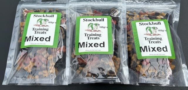 Stockbull Dog Training Treats - Mixed (3 x 165g Packets)