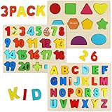 STEM Learning Tablet For Kids 3-6 - Montessori Busy Board With Gears & Building Blocks
