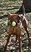 Hyper Pet Tennis Chewz Barbell Interactive Dog Toy, Green