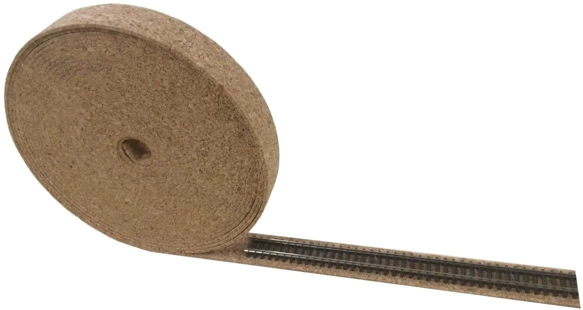 N Gauge Cork Track Underlay Roll - 10 Meter x 25 mm - 3 mm Thick