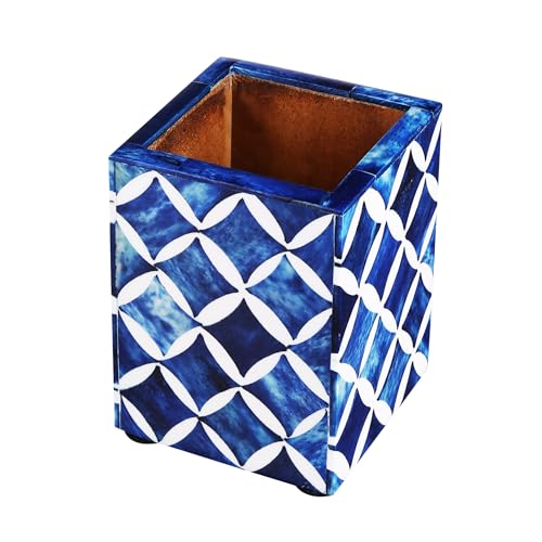 Handicrafts Home Pen Holders Organizers - Pencil Holders and Organizers for Desk - Star Blue-Mothers Day Gifts — image 1