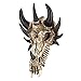 Design Toscano PD203 Manchester's Dragon Bones Sculptural Skull Wall Trophy,full color