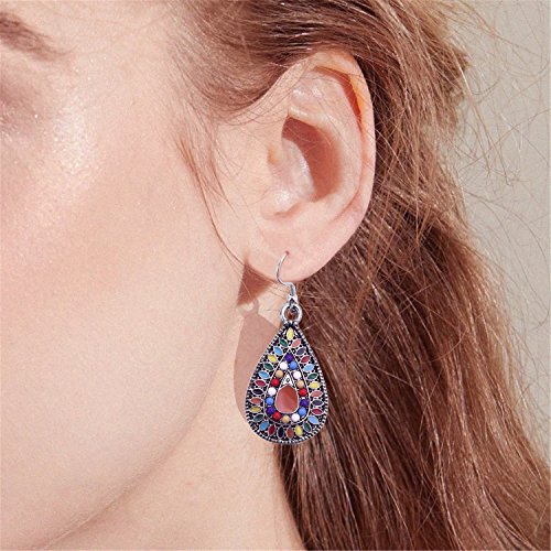 Dangle Earrings Vintage Drop Earring Handmade Bohemian Teardrop Earrings