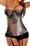 Bettydom Women Babydoll Boned Lingerie Sets Palace Corset and Bustiers
