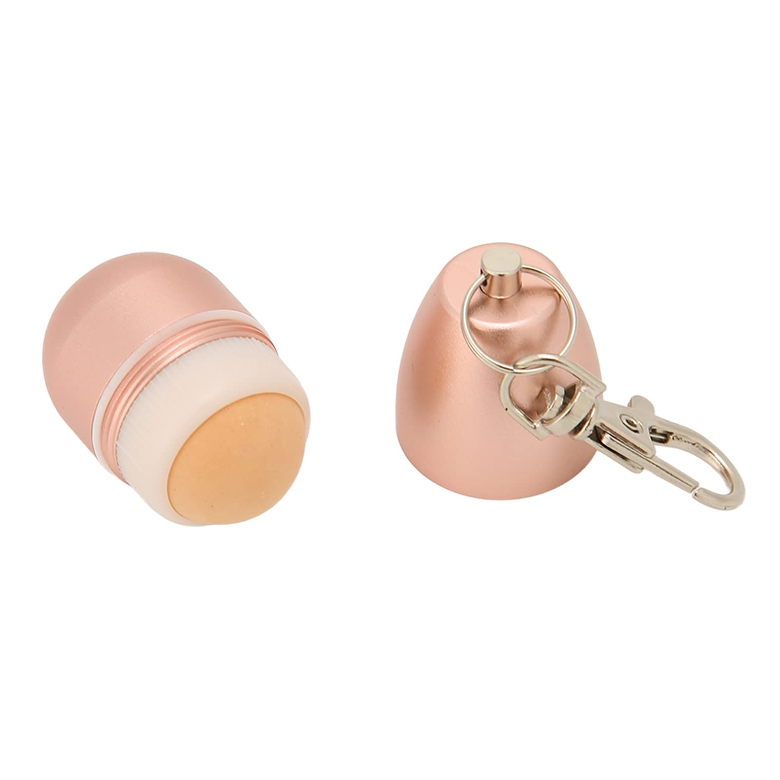 Oil-Absorbing Volcanic Face Roller,Reusable Stone Tool Face Mini Roller for Oil Control Skin Massage,Round Rolling Ball with Keychain