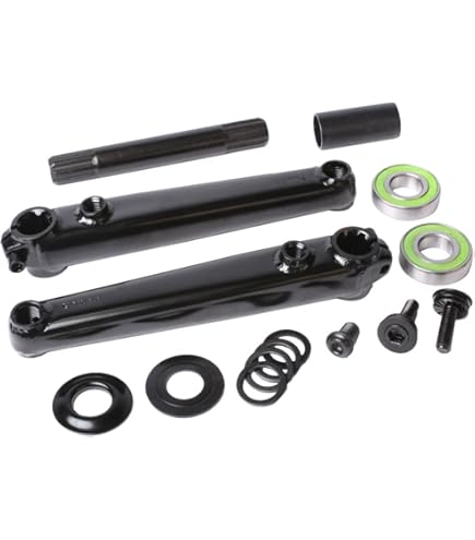 Salt BMX Crank Revo Crank 175mm 3 Piece Crank with Mid BB