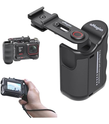 Support Vélo Universel Rotatif 360° Pour Caméra D'action - Compatible Insta.360, DJI, GoPro (interface 2 Broches / Base Magnétique) - 13