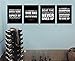 (4 Pack) Motivational Quote Workout Gym Posters 8 x 10 Inspirational Teen Boy Girl Athlete Fitness Success Sports Goal Hard Work Decor. Great for Classroom Posters And Gym Decor! (Sports Vol 1)