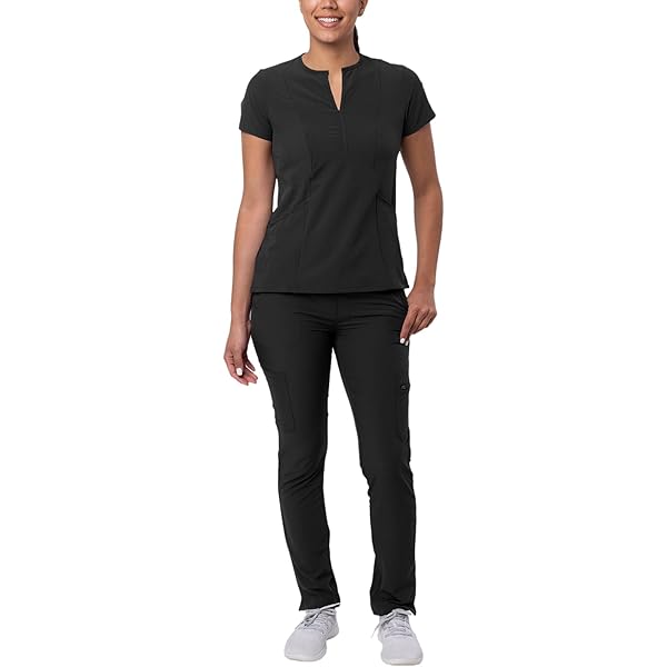 Amazon.com: Adar Uniforms, Addition Scrubs for Women - Notched V
