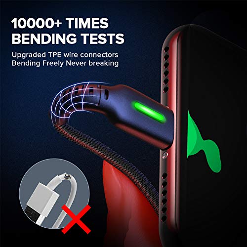 image for INIU USB C Cable, 【3 Pack】3A QC Fast Charging USB Type C Cable, Ny