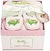 Baby Aspen, Tillie The Turtle Four-Piece Bathtime Gift Set, Pink, 0-6 Months