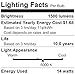 SYLVANIA LED Light Bulb, 100W Equivalent A19, Efficient 14W, Medium Base, Frosted Finish, 1500 Lumens, Daylight - 1 Pack (79294)
