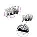 False Magnetic Eyelashes -Angel Kiss 1 Pair 4 Pieces Ultra-thin 0.2mm Fake Mink Eyelashes for Natural Look, Reusable Best Fake Lashes, Perfect for Deep Set Eyes & Round Eyes - Best Makeup Accessories