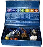 KACHVI Healing Crystals Set |Healing Stones Set 7 Chakra Tumbled Stones Crystal Healing Kit of 12...