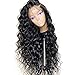 Eayon Human Hair Lace Front Wigs Pre Plucked with Baby Hair, 20inch Curly Bleached Knots Human Hair Wigs for Black Women 150% Density