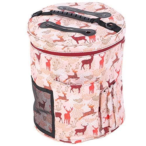 Knitting Yarn Storage Bag,Knitting Bag with Pockets,Portable Craft Bags for Wool and Crochet Accessories,Knitting Bags for Wool and Needles Storage,Knitting Needles