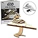 Star Wars Star Destroyer 3D Wood Puzzle & Model Figure Kit (39 Pcs) - Build & Paint Your Own 3-D Movie Toy - Holiday Educational Gift for Kids & Adults, No Glue Required, 12+