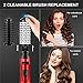 Rotating Hair Dryer Brush, Hot Air Spin Brush Curling for Styling,One Step Hair Dryer & Volumizer 3 in 1 Feature Anti-scald Negative Ion Hair Straightener,effective air styler for medium long hairthumb 3