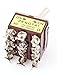 Uxcell 12 Screw Terminals On/On 4PDT Toggle Switch, AC 15 Amp/250V, 10 Amp/380V