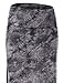 Lock and Love WB1058 Womens Tie Dye Fold Over Maxi Skirt XXXL Black