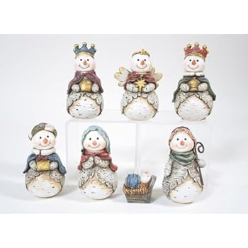Amish nativity set