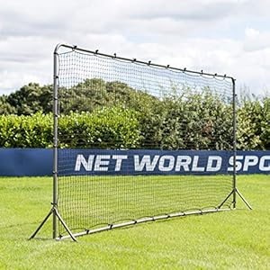 FORZA Soccer Rebound Wall (12ft x 6ft or 16ft x 7ft) | Dual-Sided Soccer Rebounder | Freestanding Spring-Loaded Soccer…