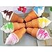 Omaky Soft Jumbo Ice Cream Squishy Cellphone Kawaii Charms Straps Pendant Toy