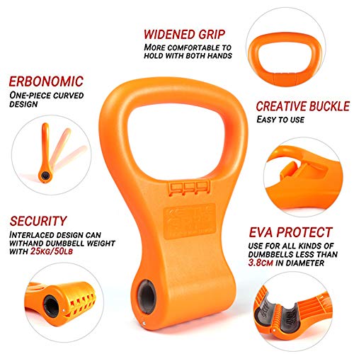 NIBESSER-Hantelgriff-fuer-Kettlebell-Kurzhantel-Schwunghantel-Kugelhantel-Training-fuer-zuhause-und-im-Studio-Fitness-Zubehoer-Trainingsgeraet