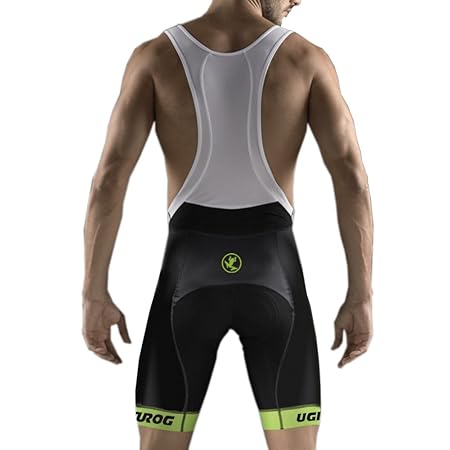 Uglyfrog Männer Pro Radfahren Trägerhose, Bib Shorts Mit 4D Tech Gepolsterte Performance Material, Herren Fahrrad Hosen, Atmu
