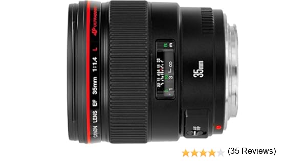 Canon EF 35mm f/1.4L USM - Objetivo para Canon (Distancia Focal ...