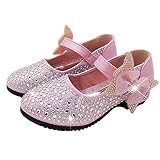 YING LAN Little Big Girl Glitter PU Leather Mary Jane Shoes