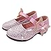 YING LAN Little Big Girl Glitter PU Leather Mary Jane Shoes