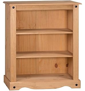 Steens Axel Pine Bookcase With 2 Shelves Lyed Oil Finish Amazon