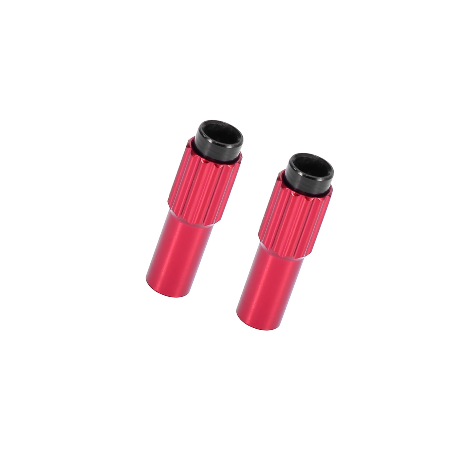 INFINAUTO 2 Pcs Red Metal Bicycle Cable Adjuster Brake Gear Shift Connector Stylish Design