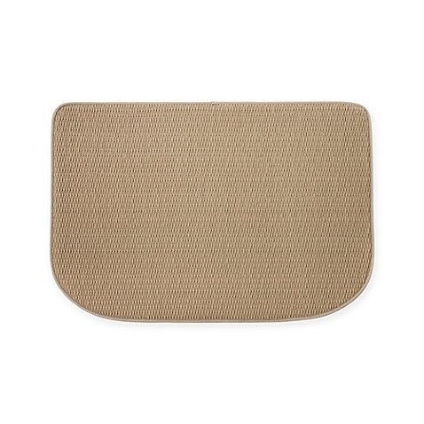 Microdry Ultimate Performance 22-Inch x 32-Inch Memory Foam Kitchen Mat in Linen by Microdry