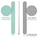 Onsen Secret Japanese Nail File - Professional 10-Pack Nail Files, Double Sided Natural & Acrylic Filers - 120/180 Grit - Disposable, Salon Smooth | Best Onsen File for Shiny Nails