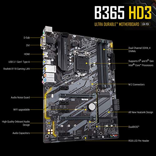 Micro Center Motherboard CPU Combo Intel Core i59600K Desktop Computer