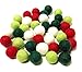 Yarn Place Felt Wool Felted 100 Balls 1 Color Pack Size: 10 mm (Mixed Color)
