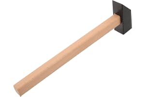 HOODANCOS Jeweler’s Chasing Hammer 1-inch Metal Texturing Mallet with Wood Handle for Gold Silver Jewelry