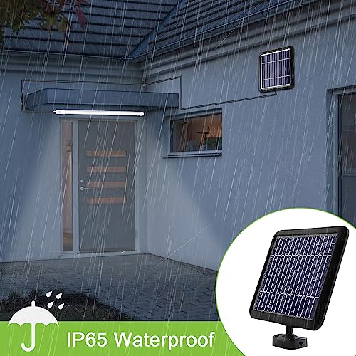 Hykolity 2 Pack 3FT Solar Powered Shop Light With Motion Sensor, 17W