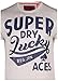 Superdry Men's Lucky Aces Graphic T-Shirt, Phoenix Grey Grit, X-Large